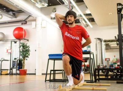 شادمانی باشگاه لورکوزن از بازگشت سردار آزمون به تمرین