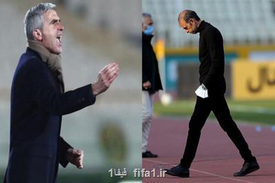 زلزله روی نیمکت سپاهان و تراکتور در آستانه بازی سرنوشت ساز