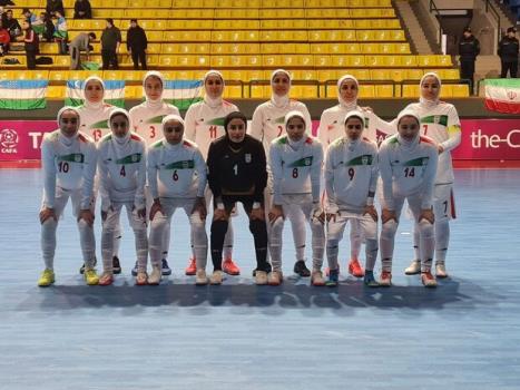 تیم ملی فوتسال زنان ایران با شکست ازبکستان قهرمان کافا شد