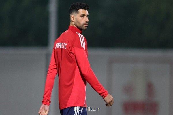 امیدواری المپیاکوس به درخشش طارمی در هفته چهارم لیگ قهرمانان اروپا