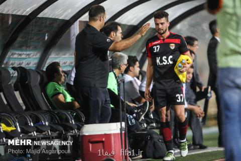 تماس سروش رفیعی با هافبك مصدوم پرسپولیس